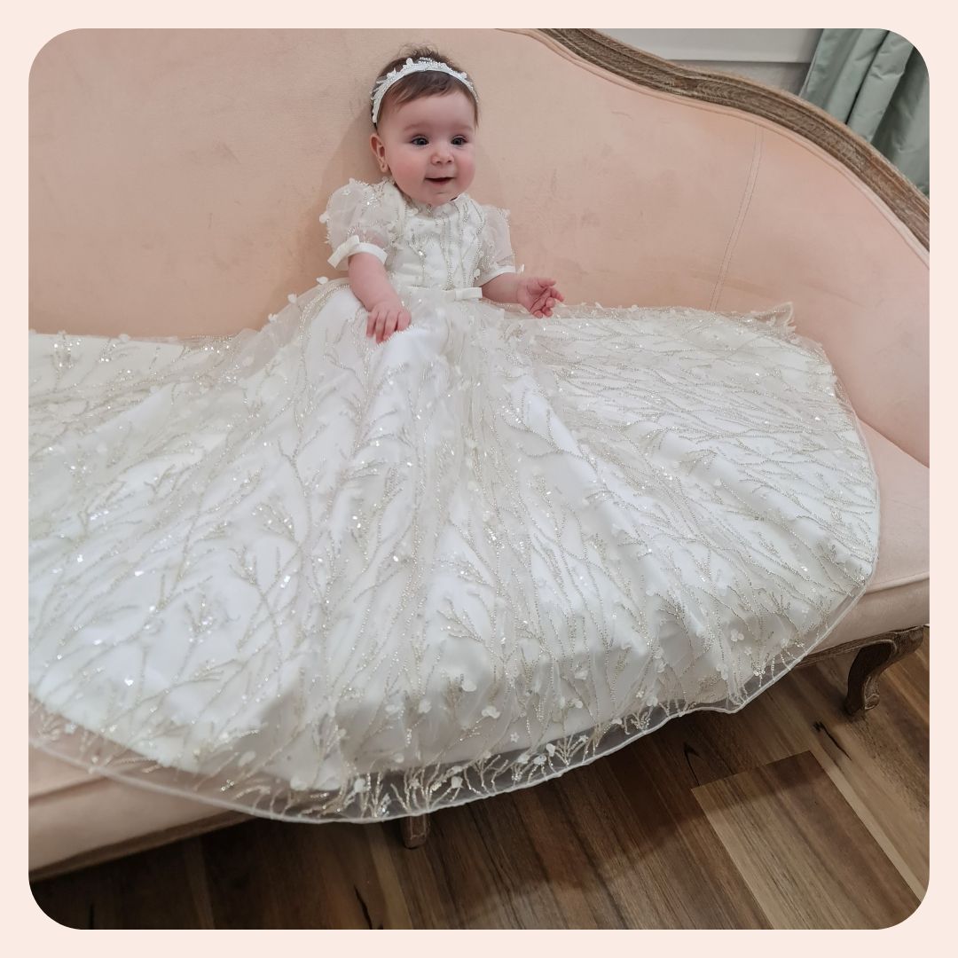 Melbourne moms choose custom christening dresses