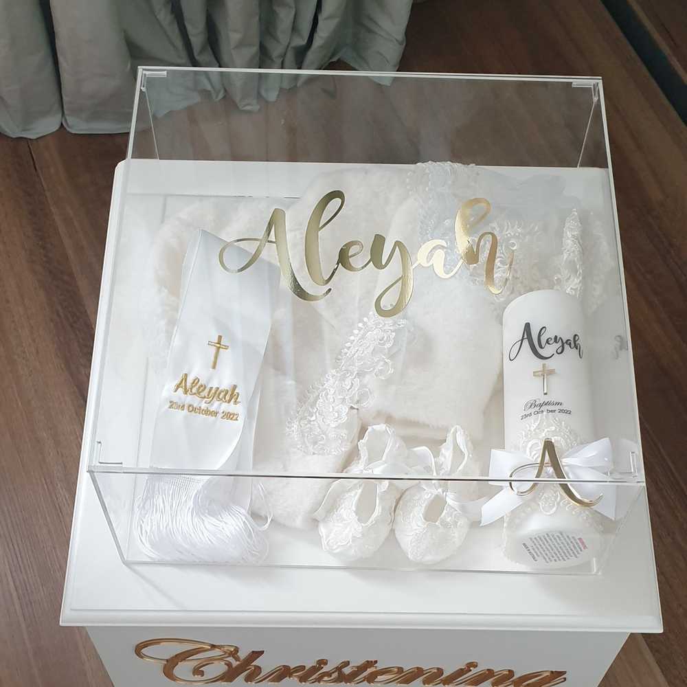 Large Acrylic Personalised Box