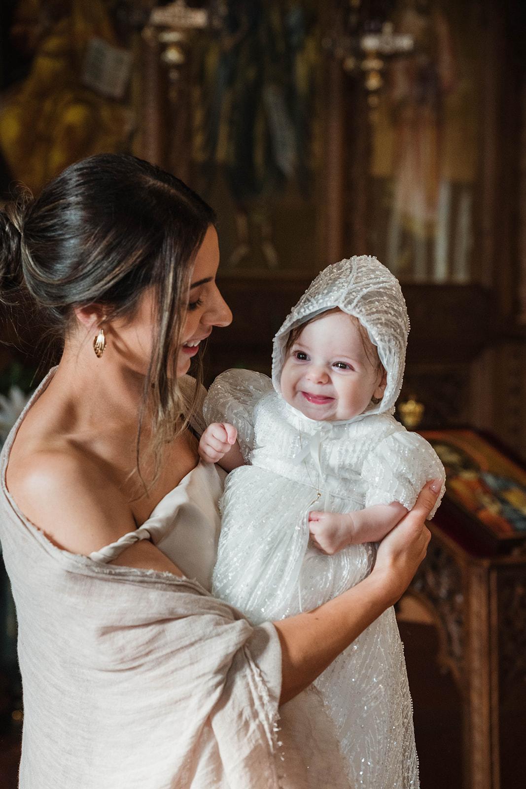 Maddison Beaded Christening Gown