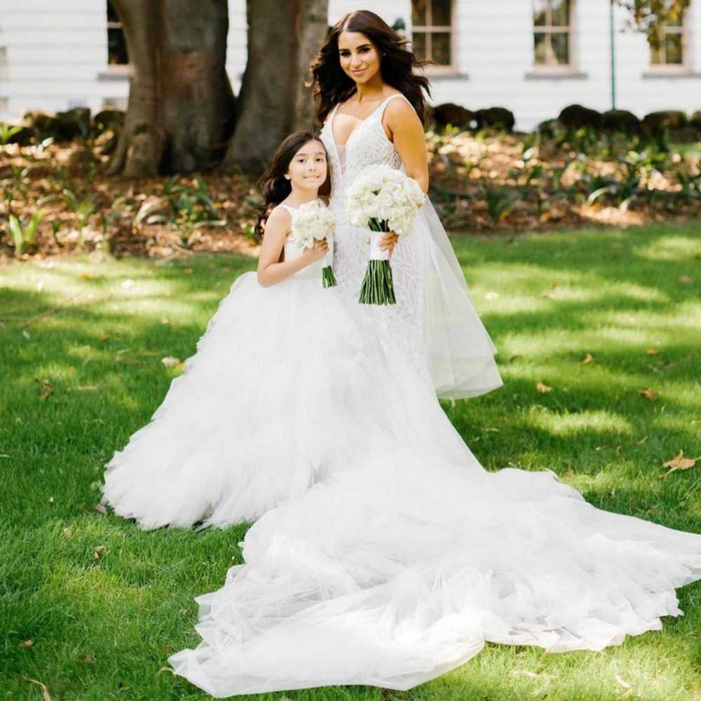 modern flower girl dress