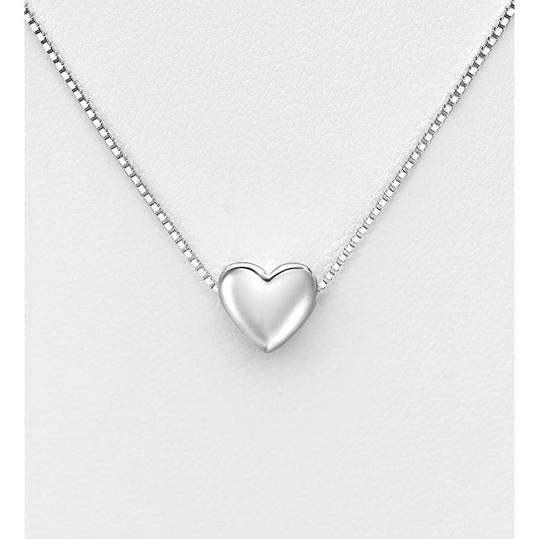 Beautiful girls Sterling Silver Heart Necklace