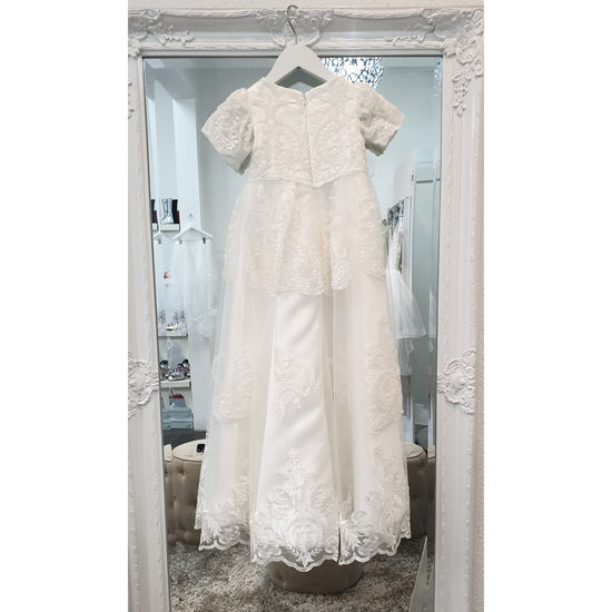 lace beaded baptism gown melbourne