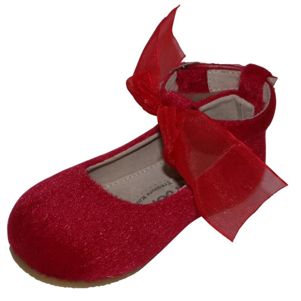 red girls dress shoes