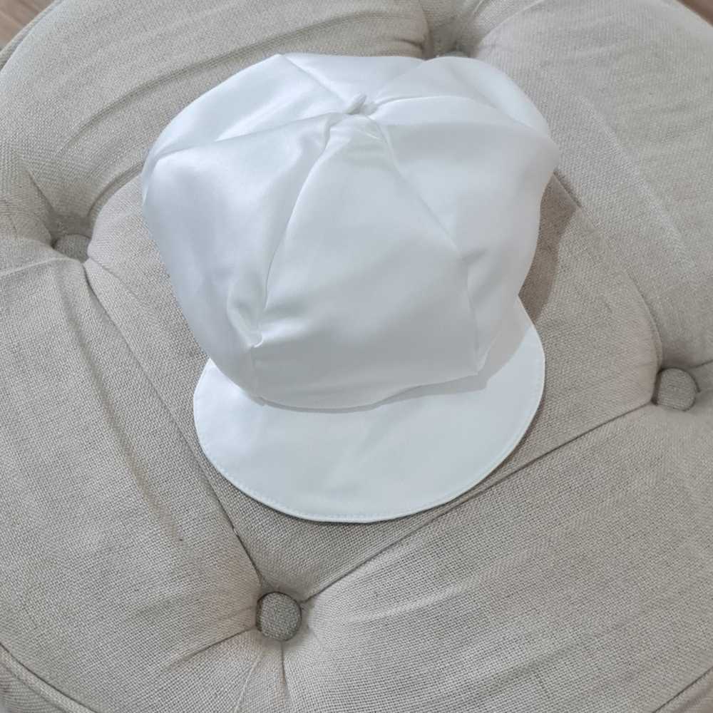 Baby boys baptism boys cap ivory