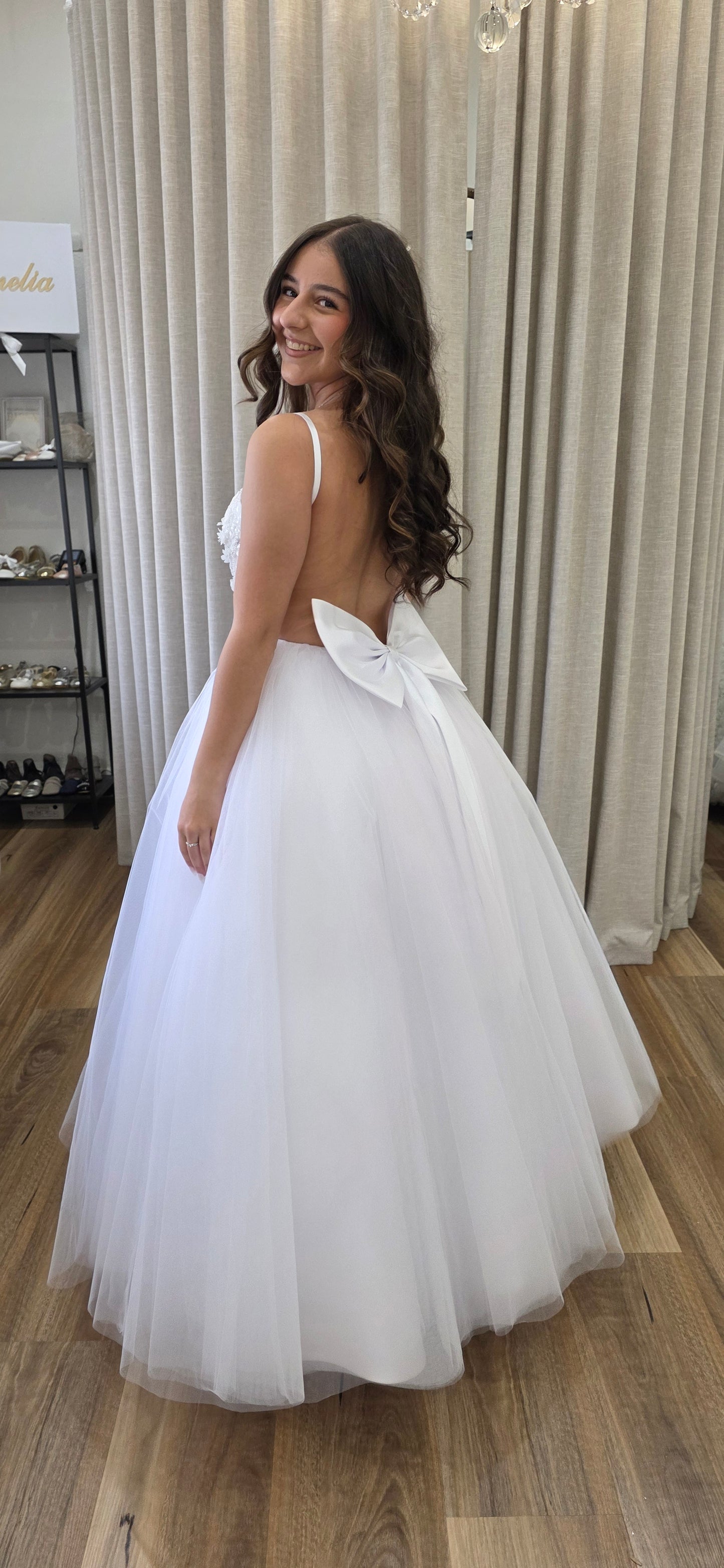 Elegant Corset Bodice & Full Tulle Skirt