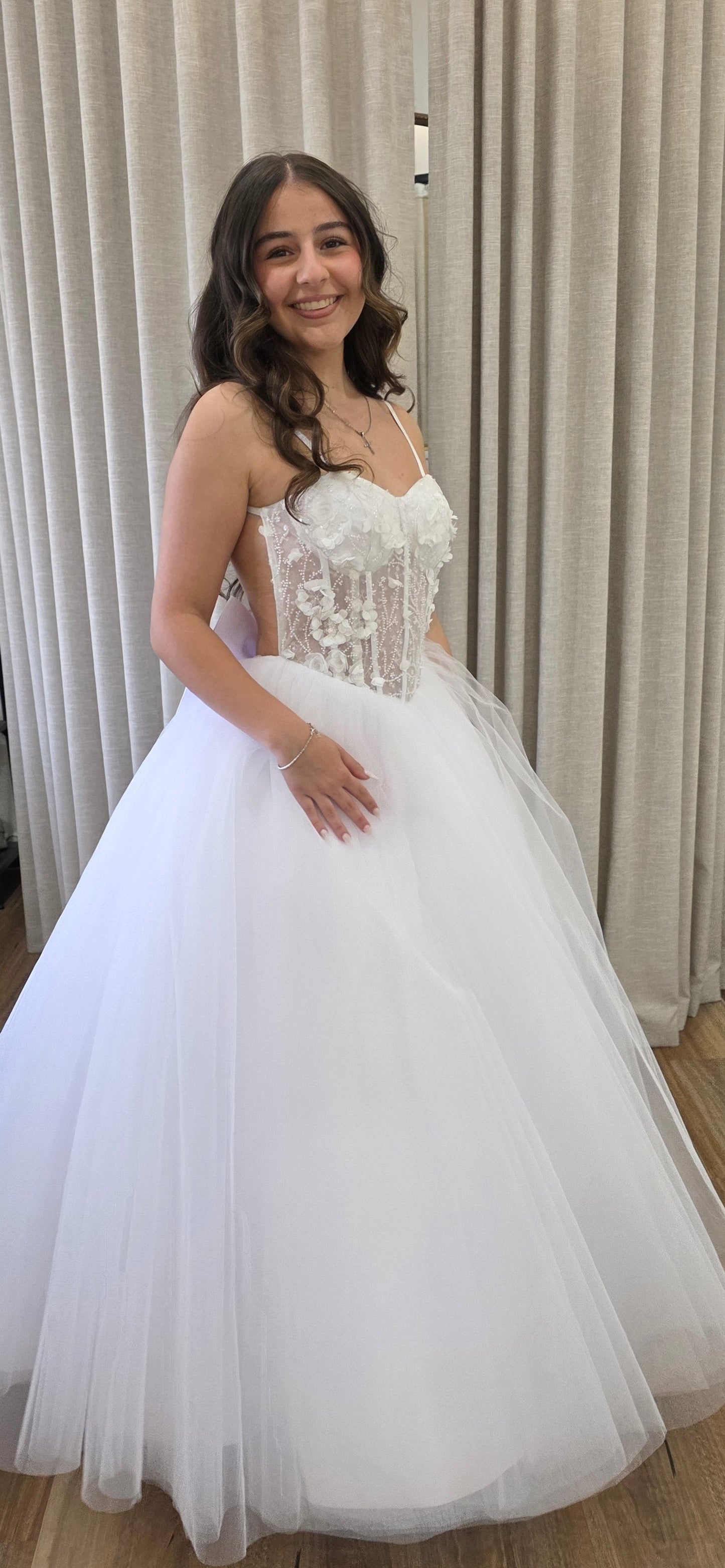 couture debutante gown