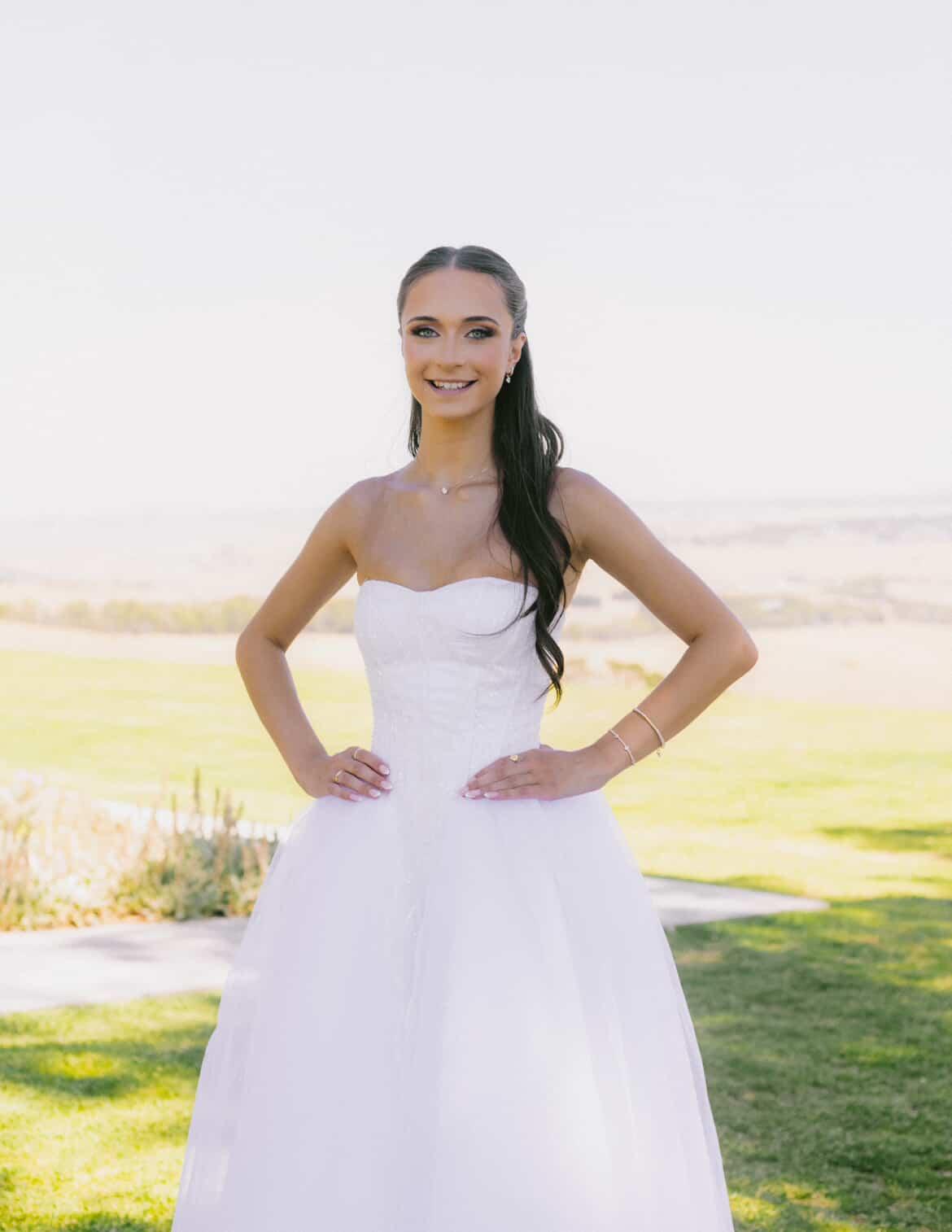 Ellena lace beaded Debutant dress