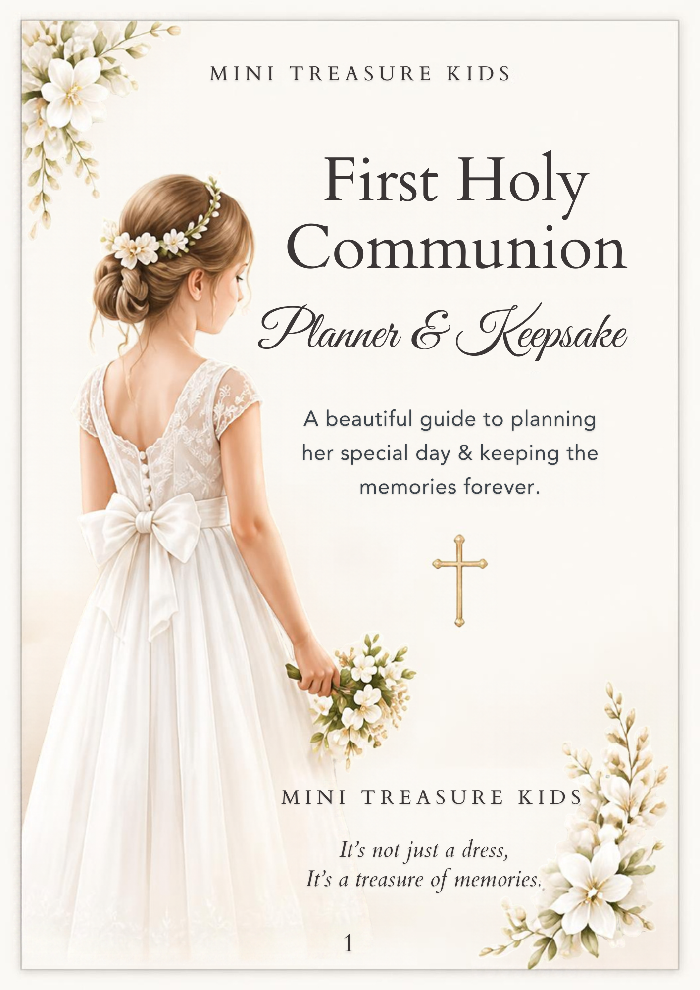 First Holy Communion Planner & Keepsake – Printable Digital Download