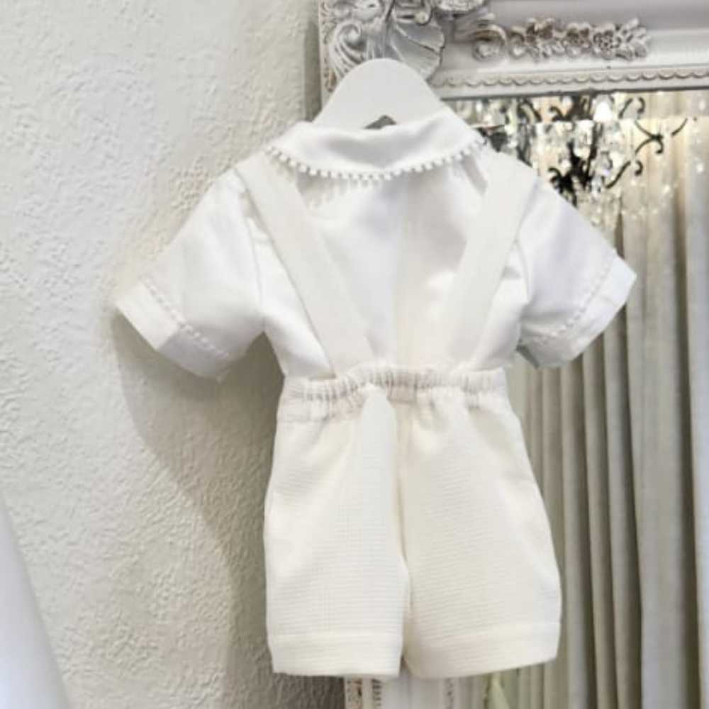 Fredrick boys ivory christening outfit