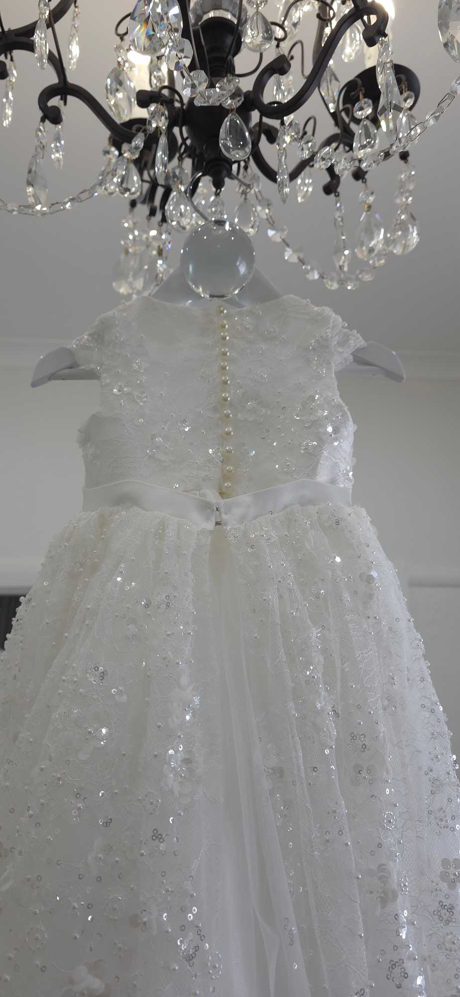 Khloe Lace 2-piece Baptism Gown