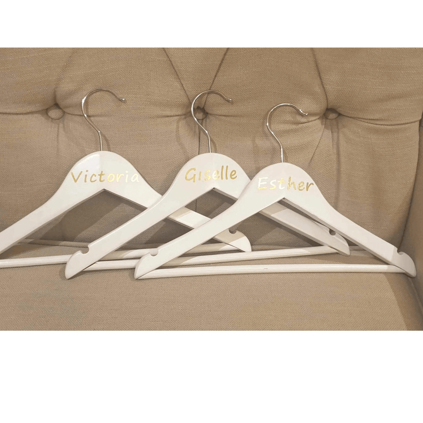 Load image into Gallery viewer, Children&amp;#39;s Personalised White Hanger
