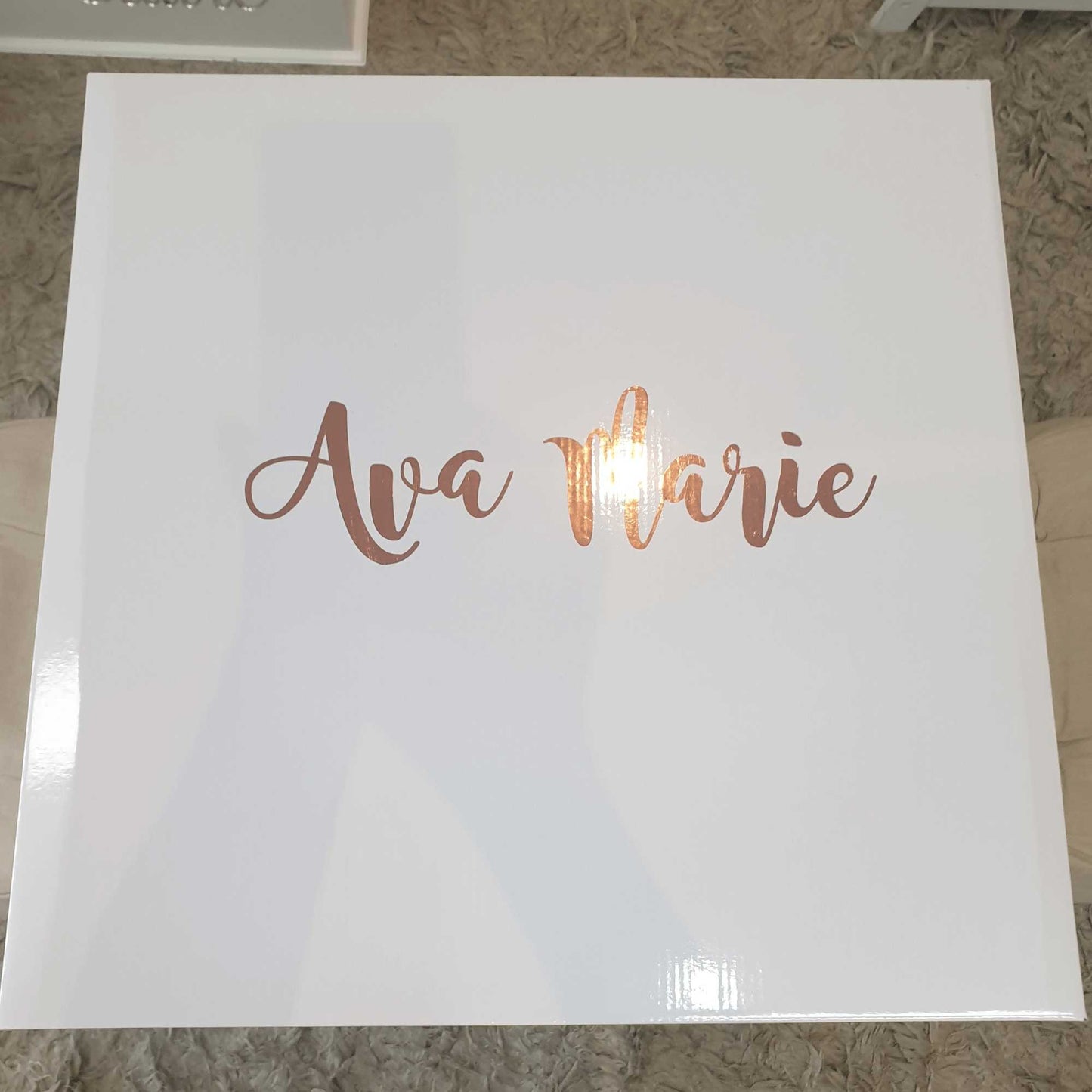 baby christening box
