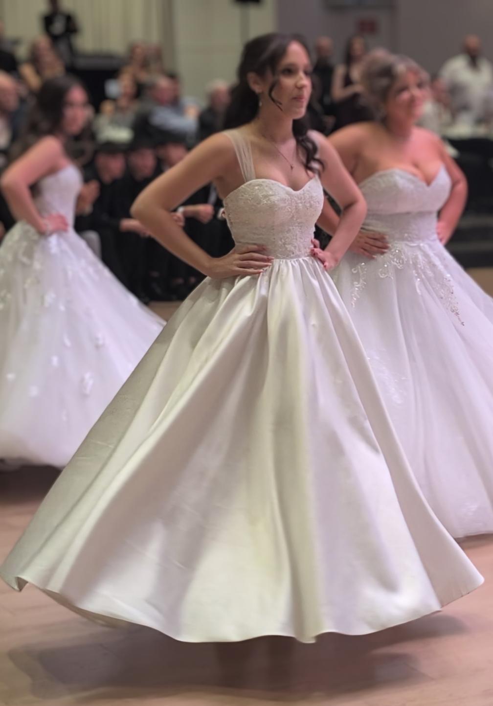 white deb dress custom amde