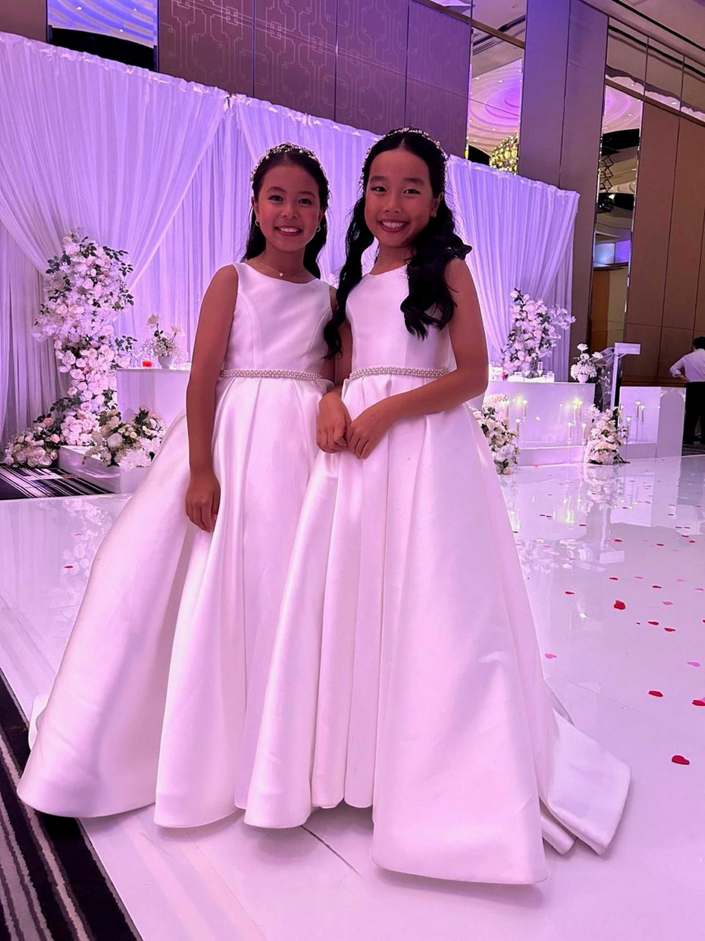 Reese Mikado Flower Girl Dress