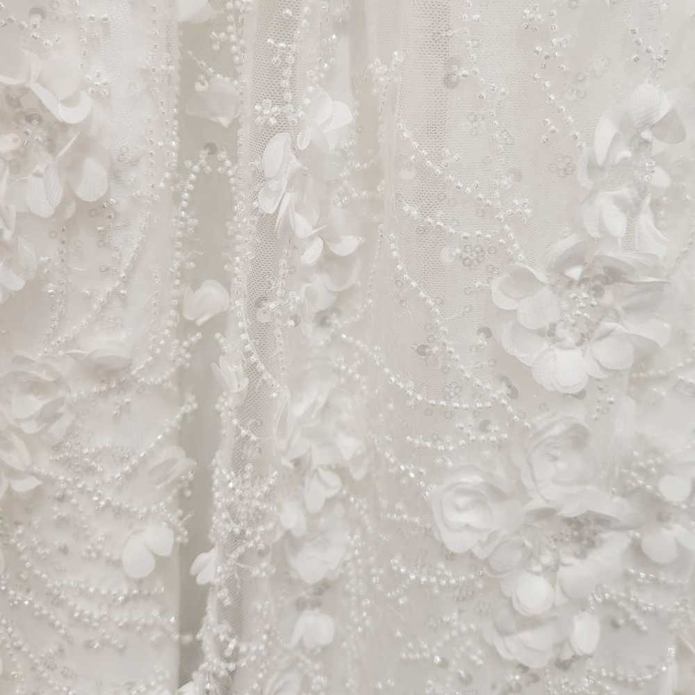 3d lace christning dress