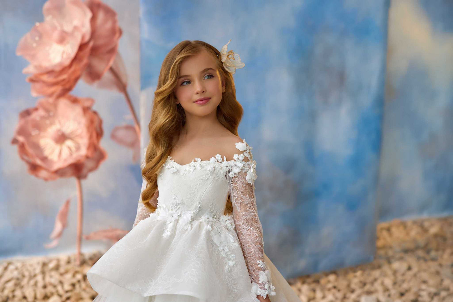 long sleeve communion dress melbourne