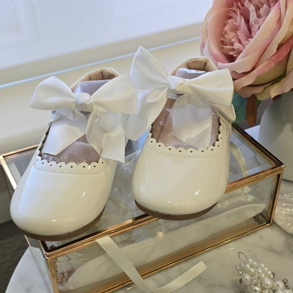 ivory flower girl shoes