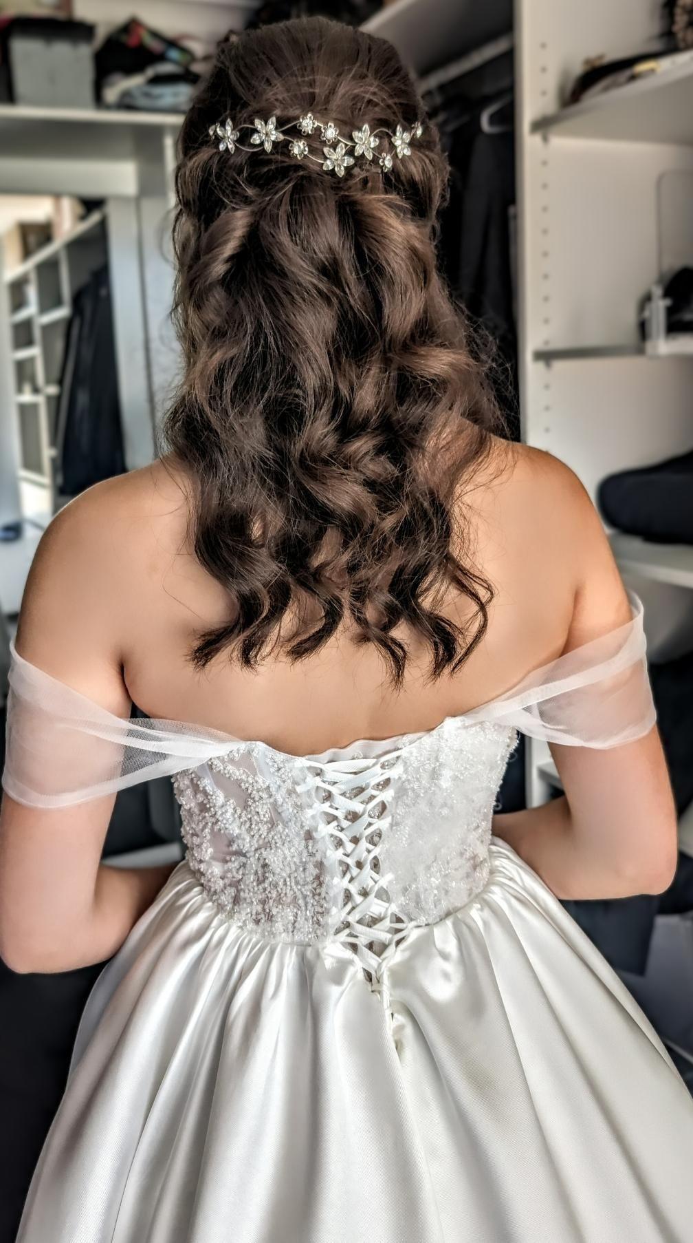 corset back deb dress