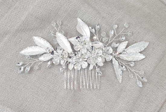 Vintage Silver Hair Comb
