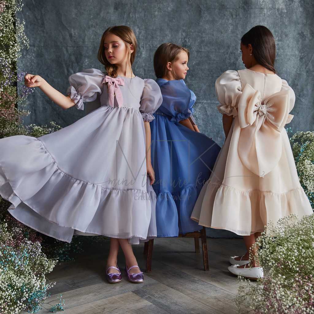 childrens party dresses australia Tea Party Girls Pink Tulle Dress