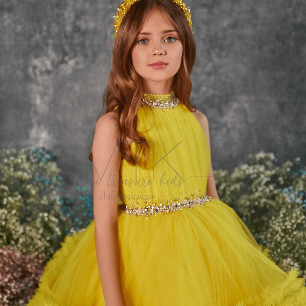 yellow girls dresses