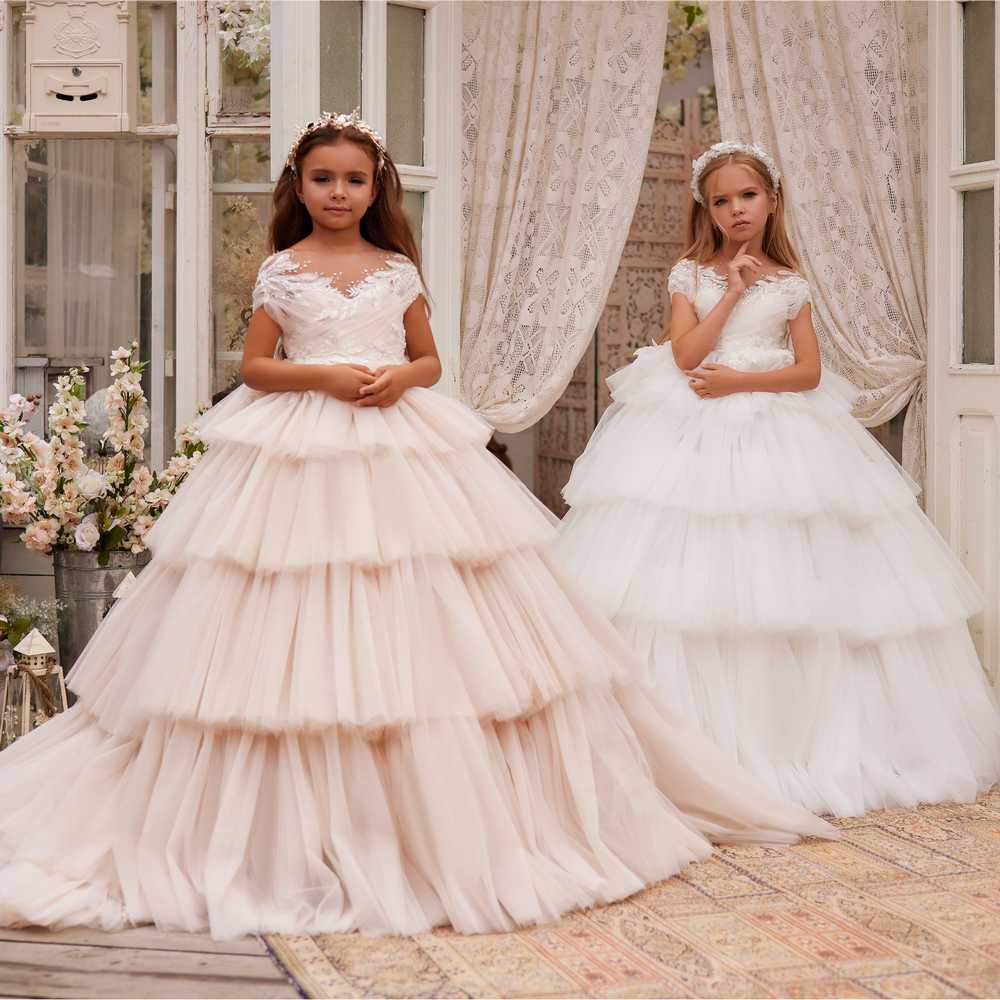 Savannah custom made girls flower girl dress