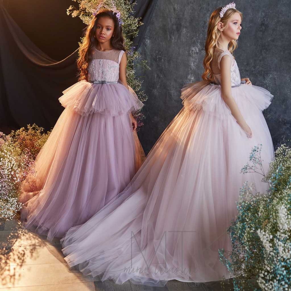 Serenity Lux Girls Dress – Handmade European Couture Pre Order