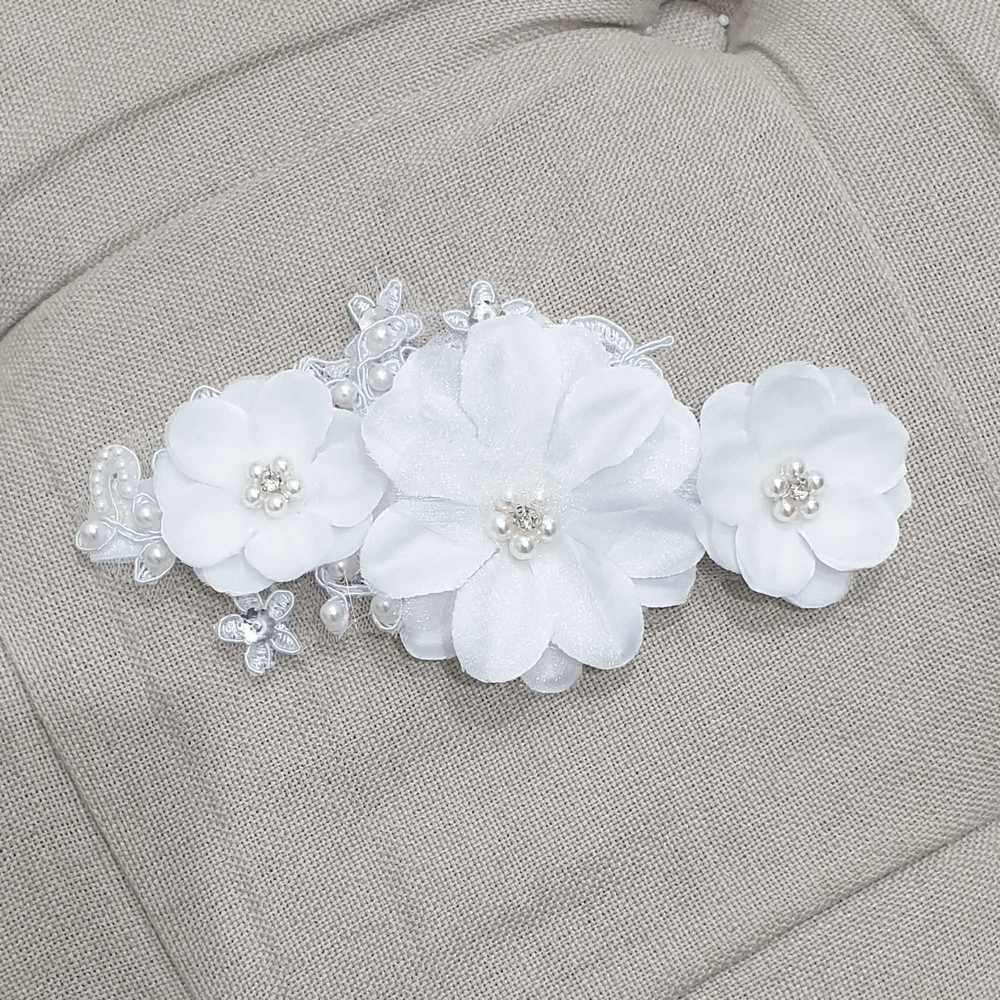 ivory baby flower headband