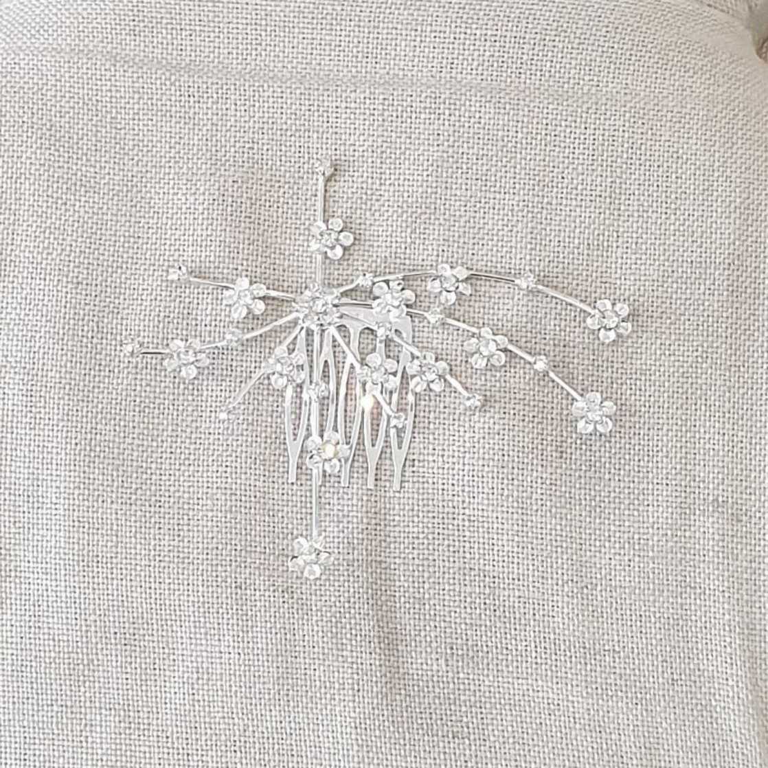 diamonte hair comb