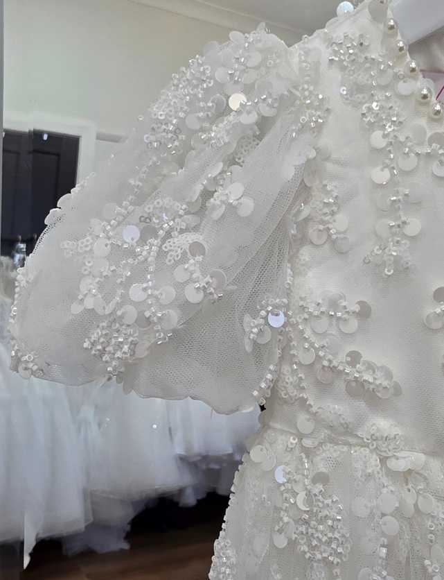 Sabrina Lace Christening Gown