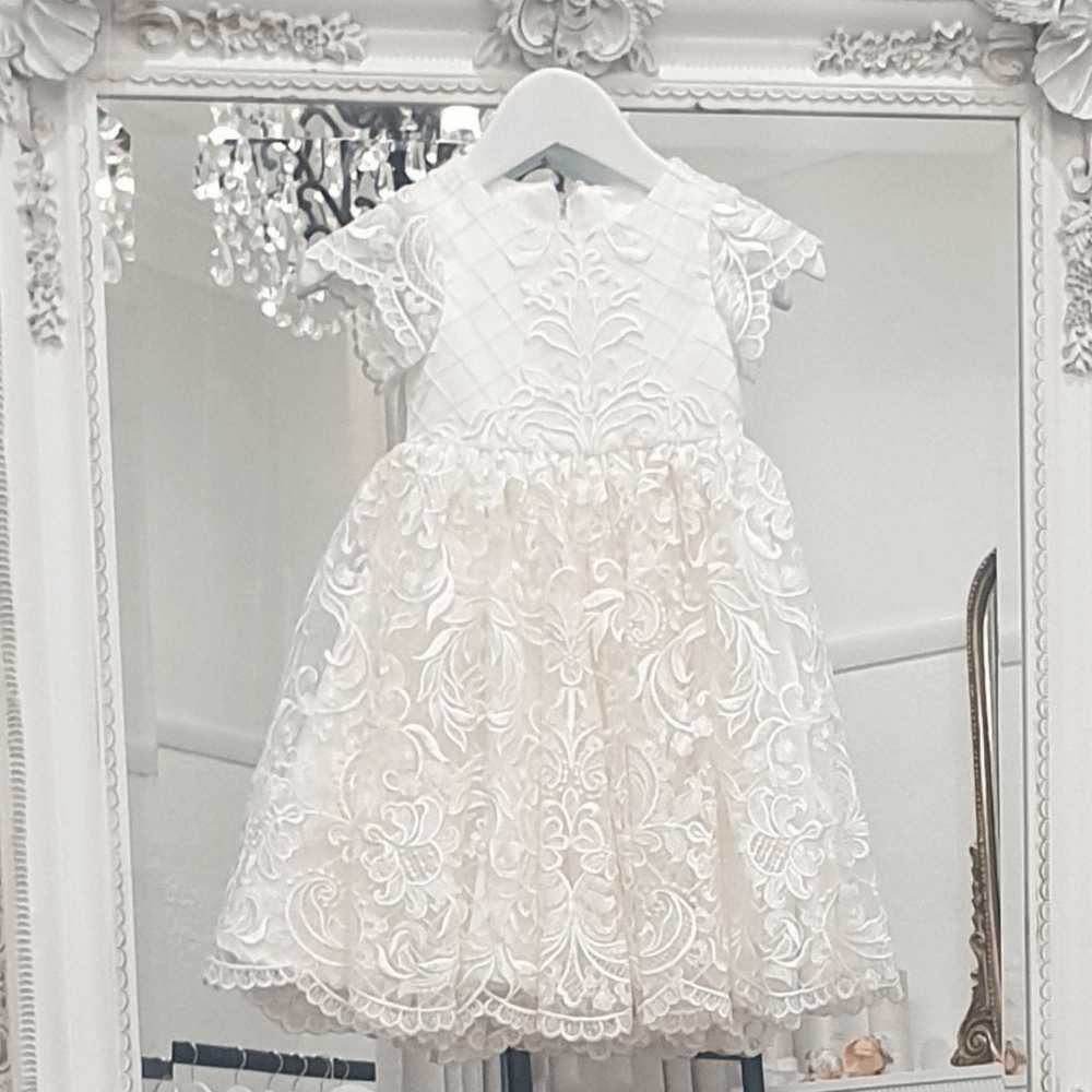 Load image into Gallery viewer, Marcella Beaded Christening Dress
