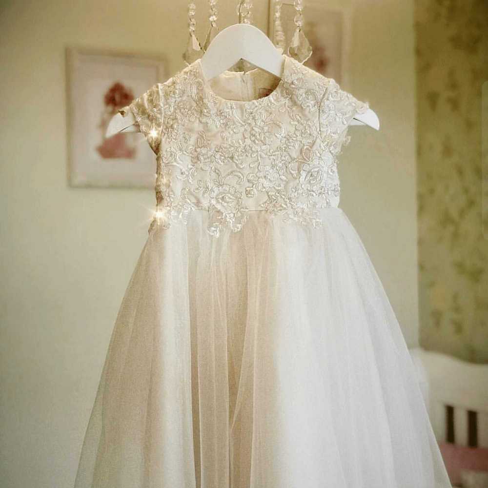 beaded lace christening dresses Melbourne