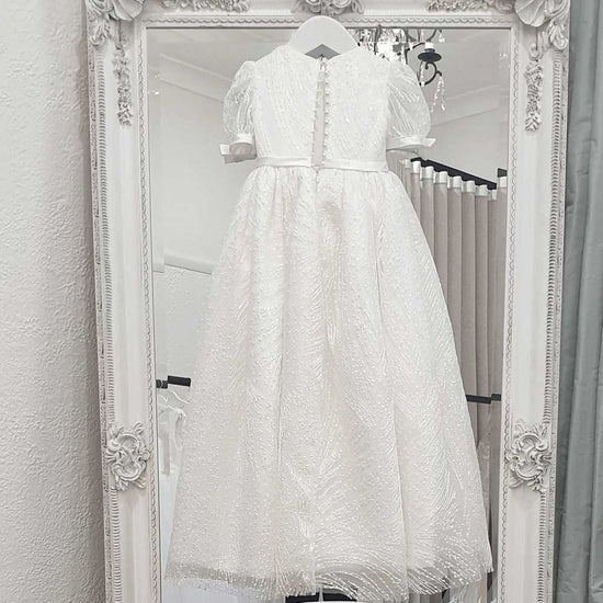 Ivory baptism gown in Melbourne