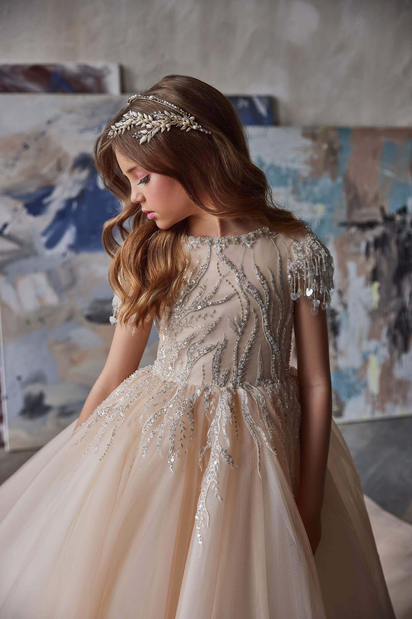 Custom Made Sandra - Lux Girls Dress