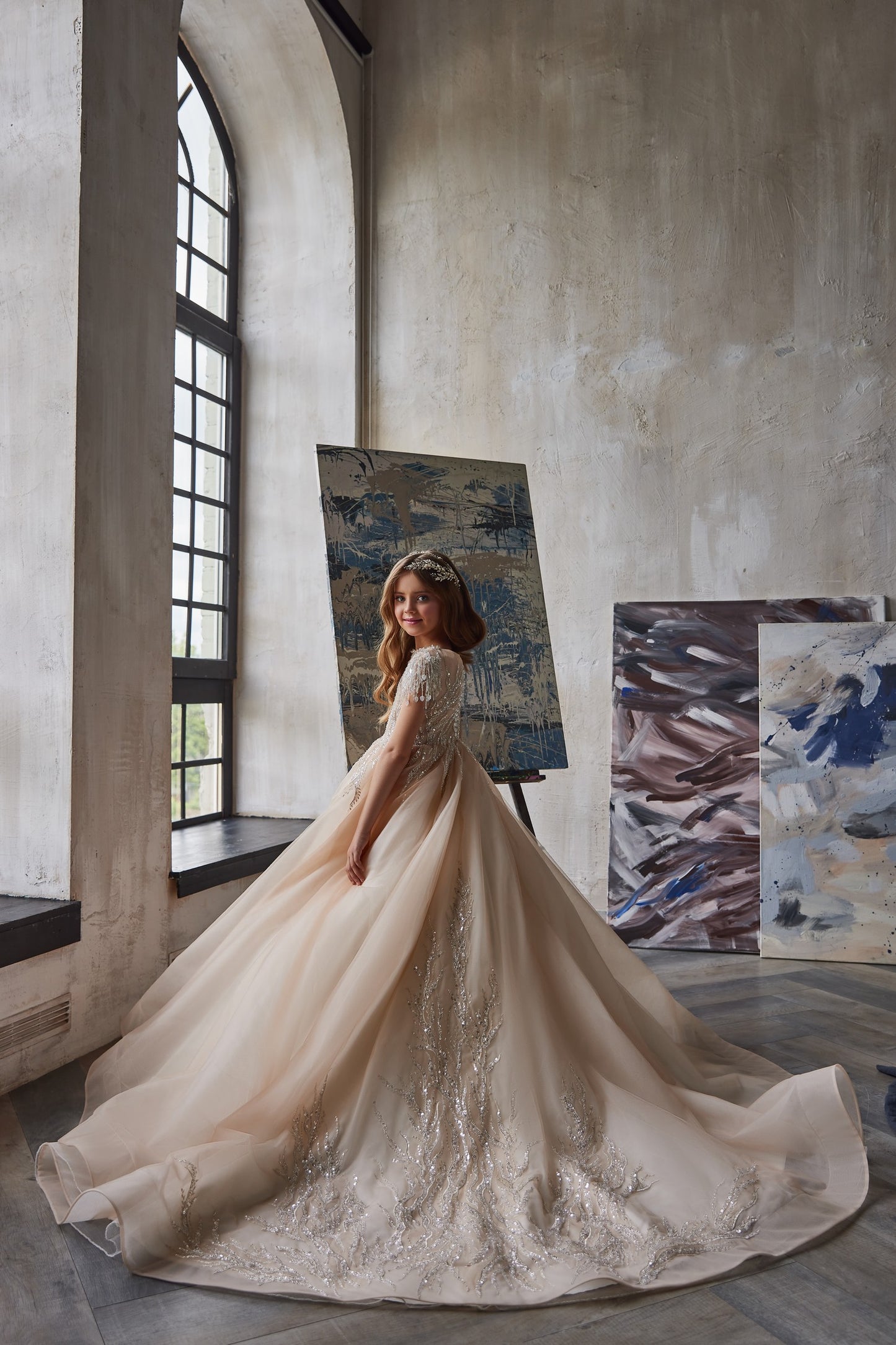 Custom Made Sandra - Lux Girls Dress