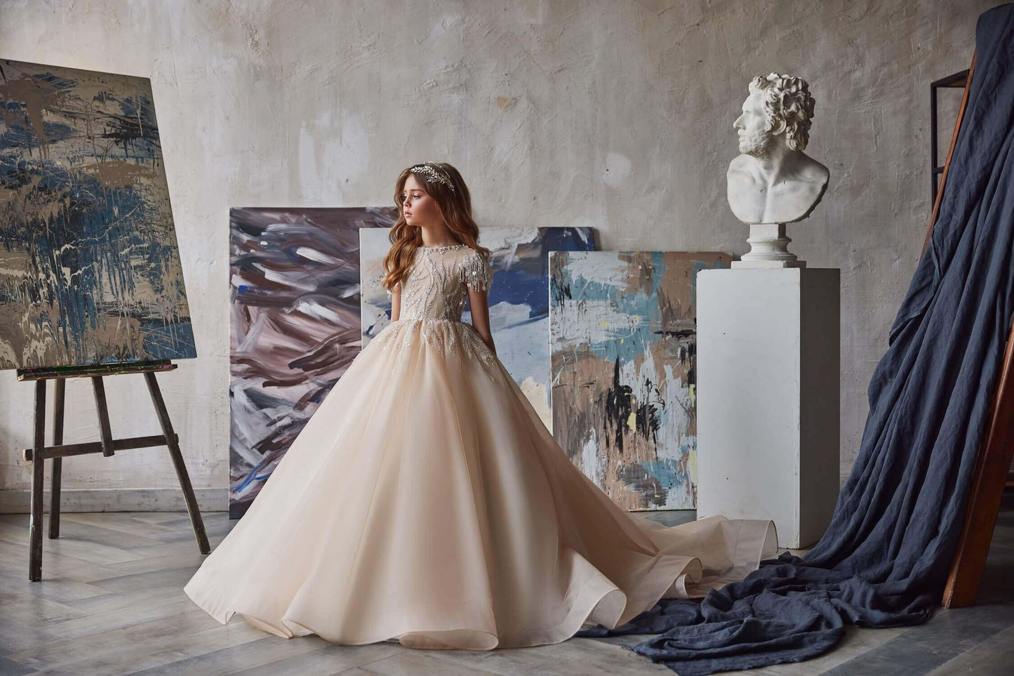 Custom Made Sandra - Lux Girls Dress