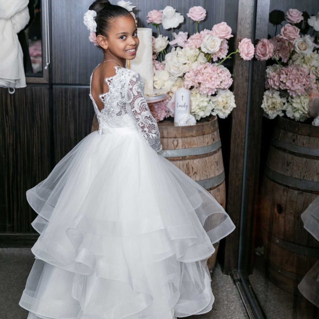 Poppy Long Sleeve Communion Dress Poppy Long Sleeve Communion Dress