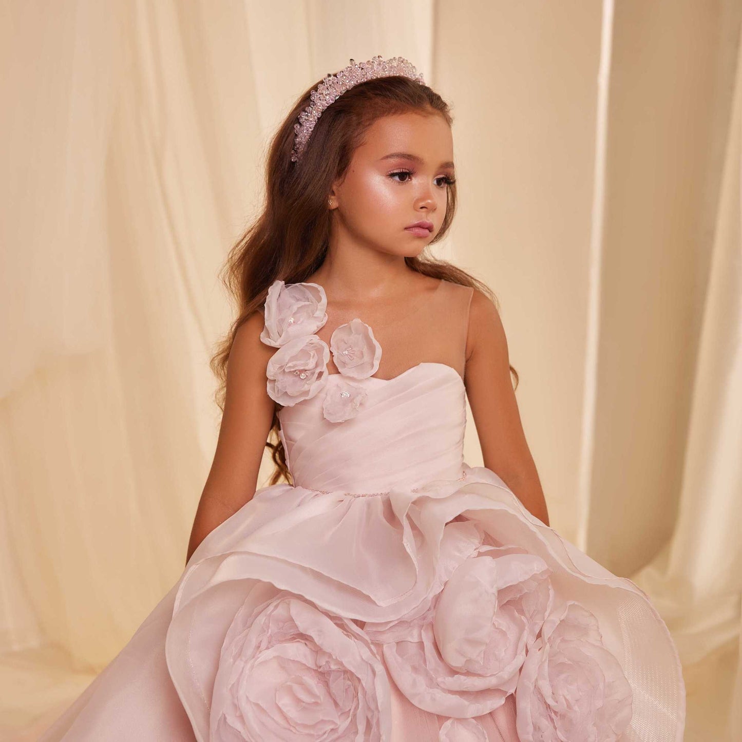 Load image into Gallery viewer, princess dress with flower

