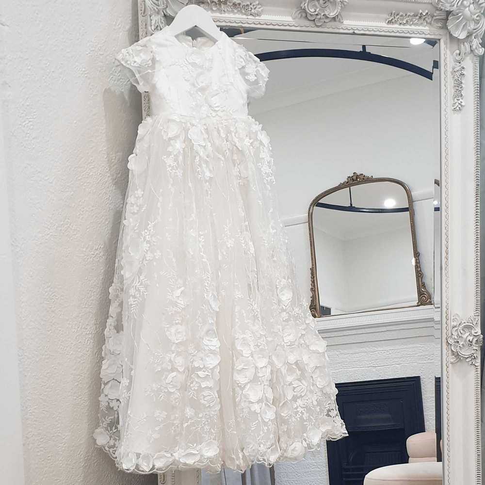 Ivory lace christening dresses