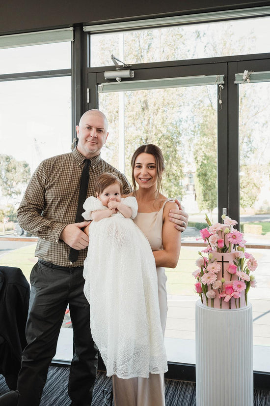 Maddison Beaded Christening Gown