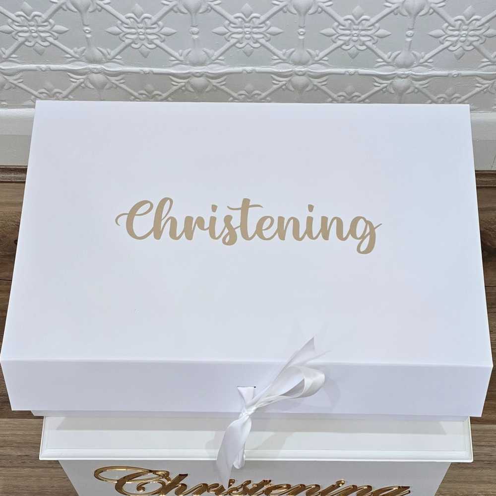 Christening baptism box