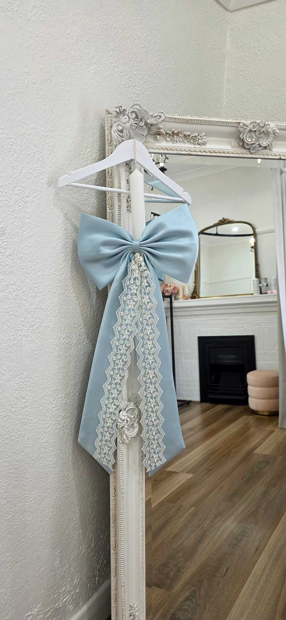 Handmade Orthodox christening candle