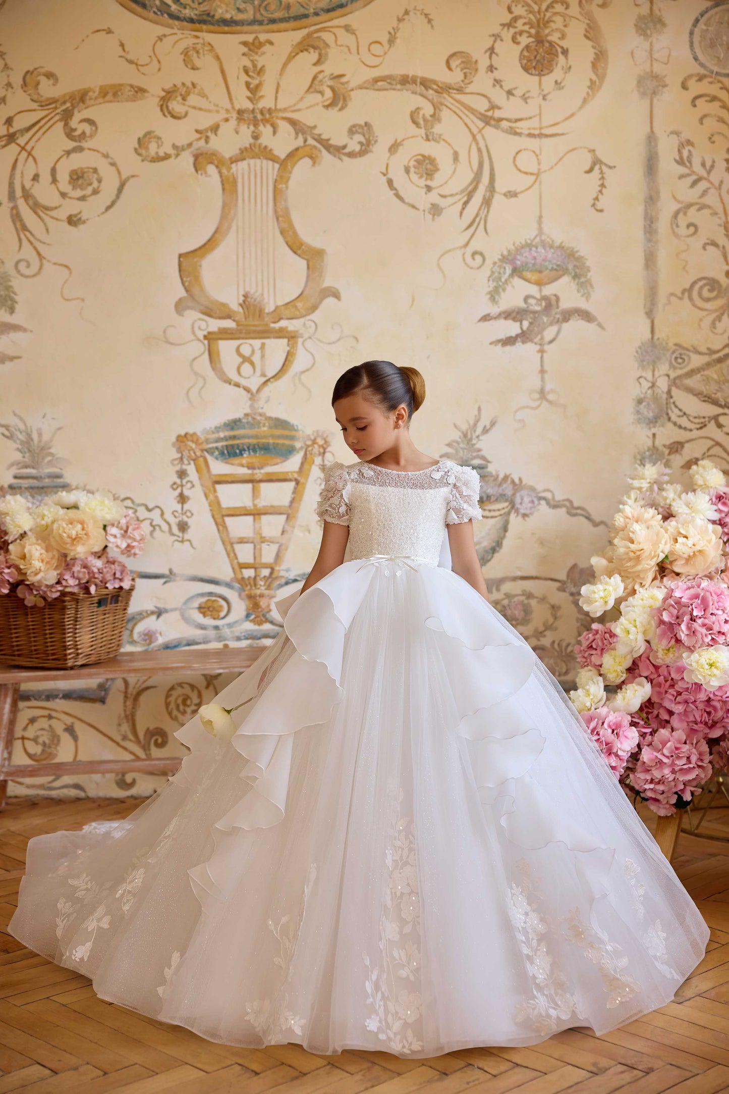 Custom Made Sophia - Lux Girls Dress | Handmade Couture | Mini Treasure Kids Custom Made Sophia - Lux Girls Dress | Handmade Couture | Mini Treasure Kids