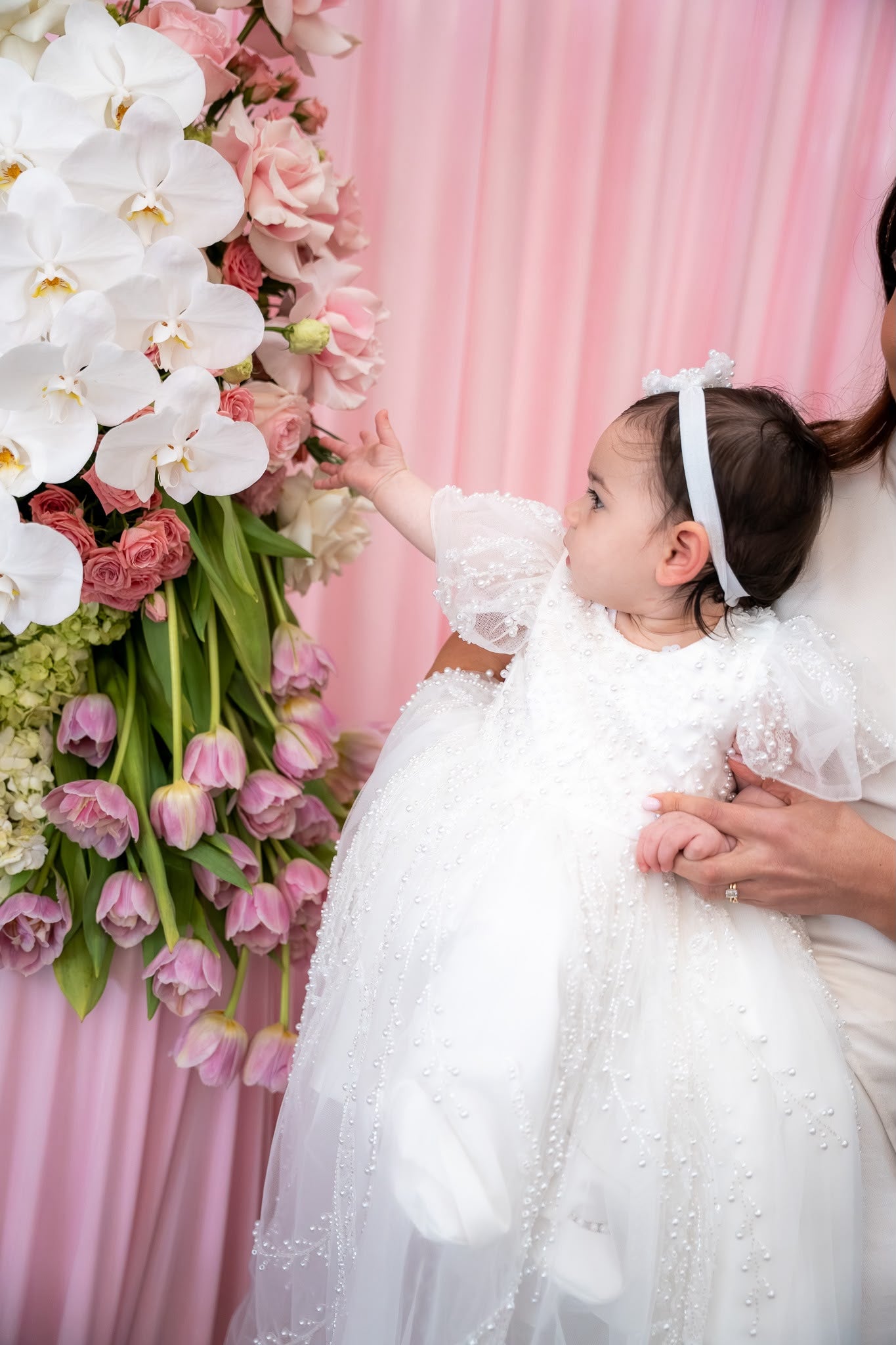 Seraphina Christening Gown | Designer Baptism Dress | Mini Treasure Kids