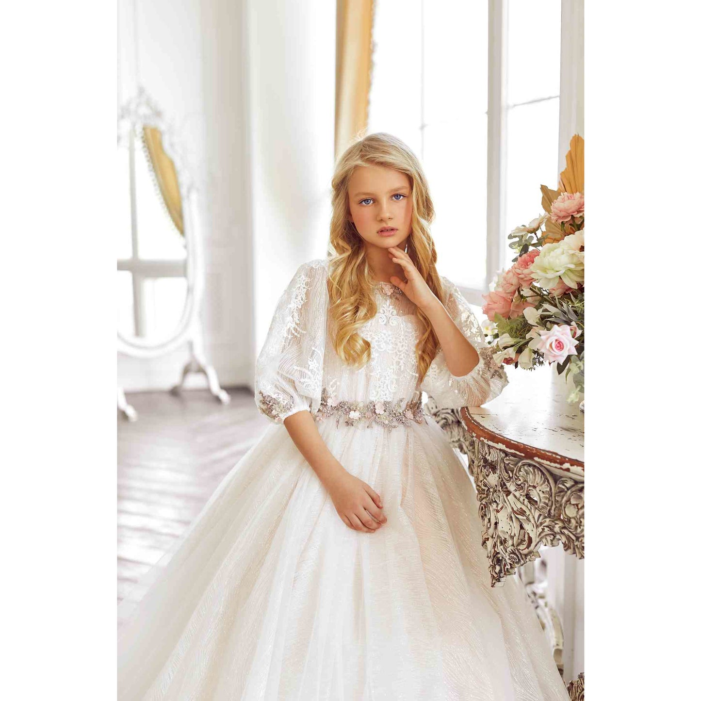 Custom Made Aurora- Lux Girls Dress