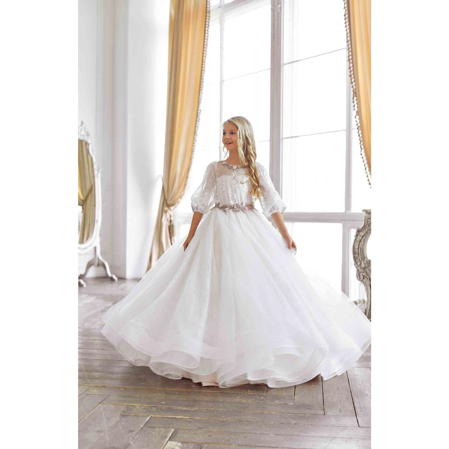 Custom Made Aurora- Lux Girls Dress