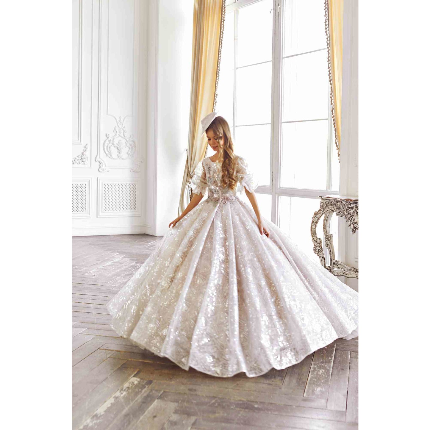 Custom Made Ellie- Lux Girls Dress