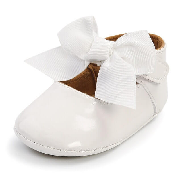 Girls Christening baby shoes White baptism shoes