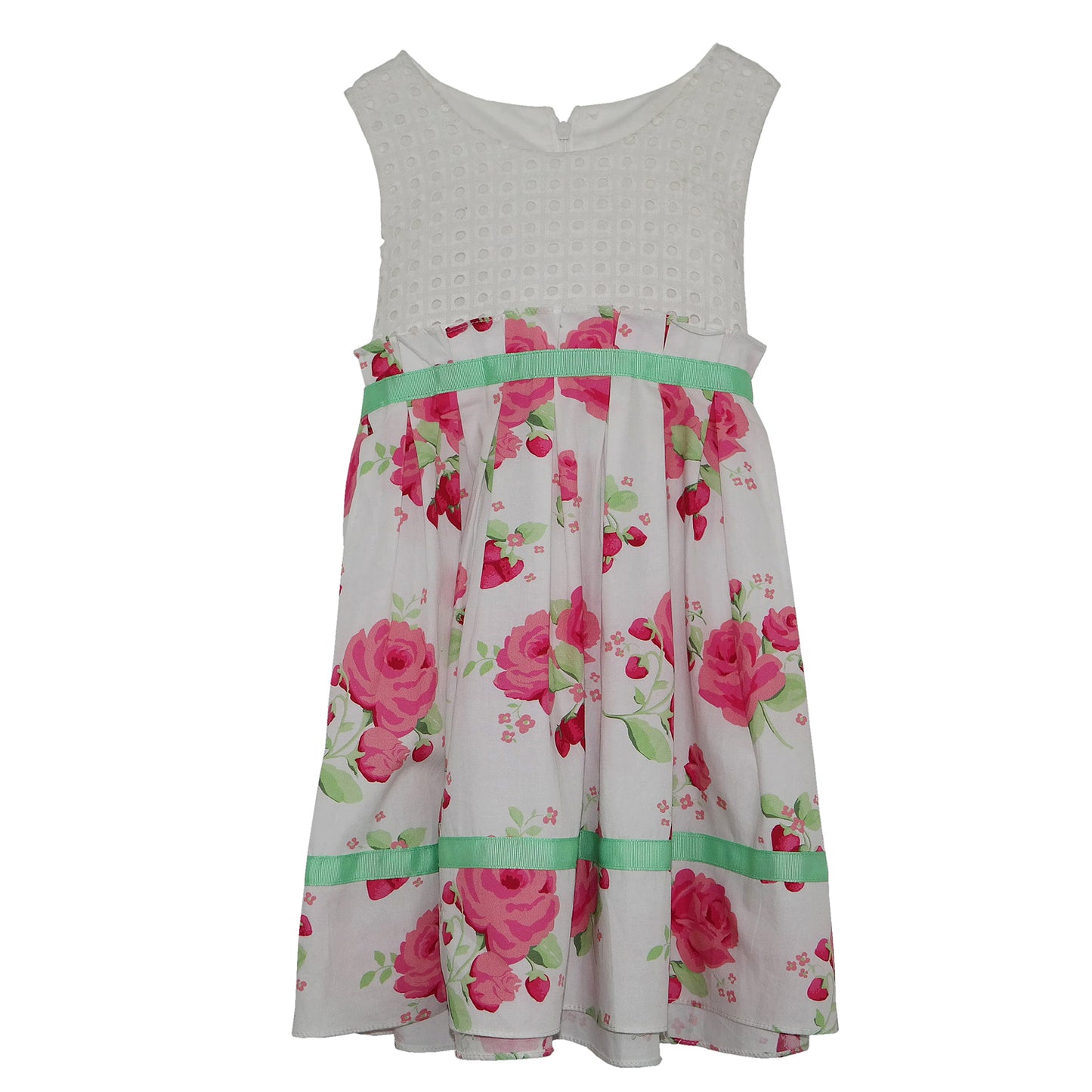 Cherry print girls dress