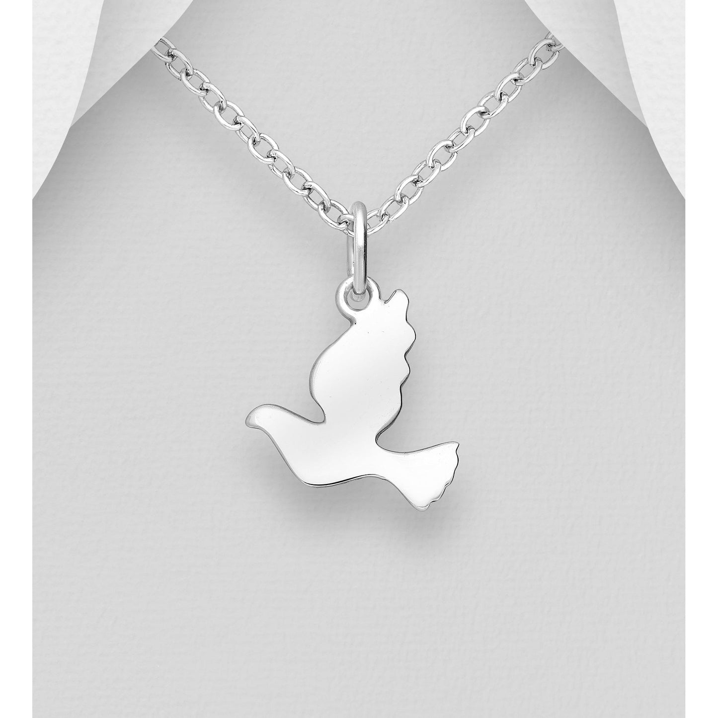 Load image into Gallery viewer, Sterling Silver Bird Pendant

